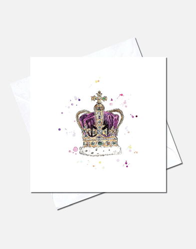 ELEANOR TOMLINSON Grusskarte 'The Crown'