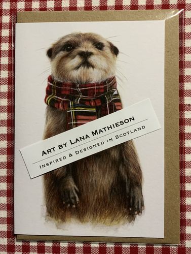 Lana Mathieson Grusskarte ‘The Dapper Otter’
