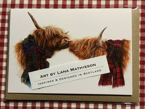 Lana Mathieson Grusskarte ‘Highland Love’